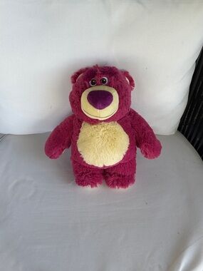 Pink Plush Bear Stuffed Toy with Cream Belly - Kids Toys
